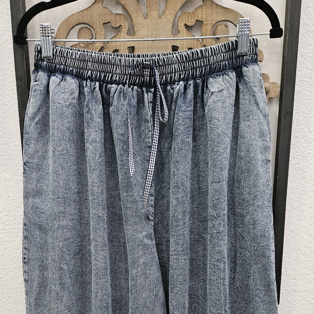Oli & Hali Blue Strapless Ruffle Hem 2 Piece Bloomer Set - Picture 5 of 8